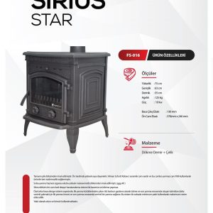 Sirius Star Döküm Soba - Görsel 2