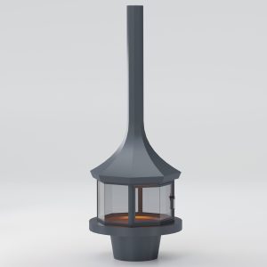 Sekizgen Model Orta Şömine 80X80 - Görsel 4