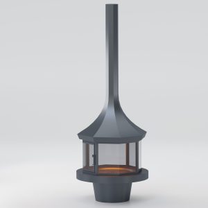 Sekizgen Model Orta Şömine 80X80 - Görsel 3