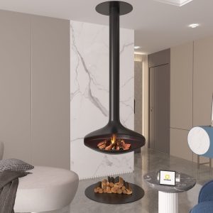 Ufo Model Orta Şömine 90X90 - Görsel 3